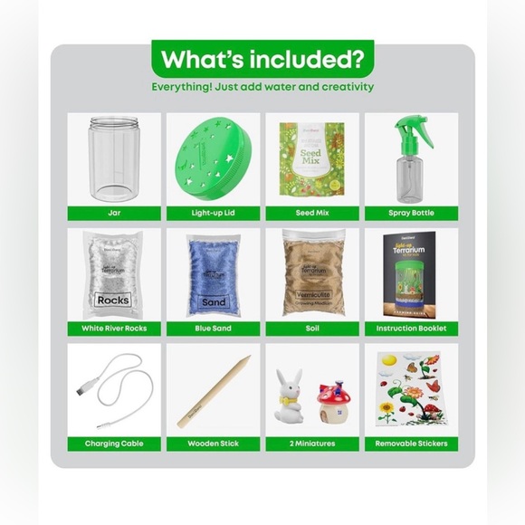 🌱 NIB Light Up Terrarium by Dan & Darci- STEM authorized! - Picture 5 of 7
